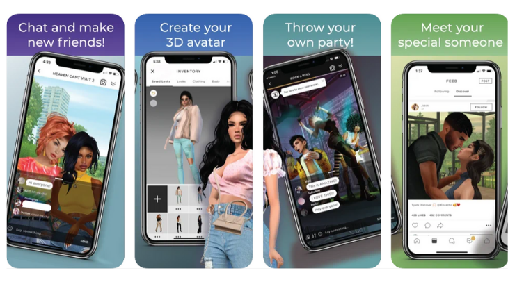 IMVU - Get a Badge on the Best 3D Avatar Social App with 3D